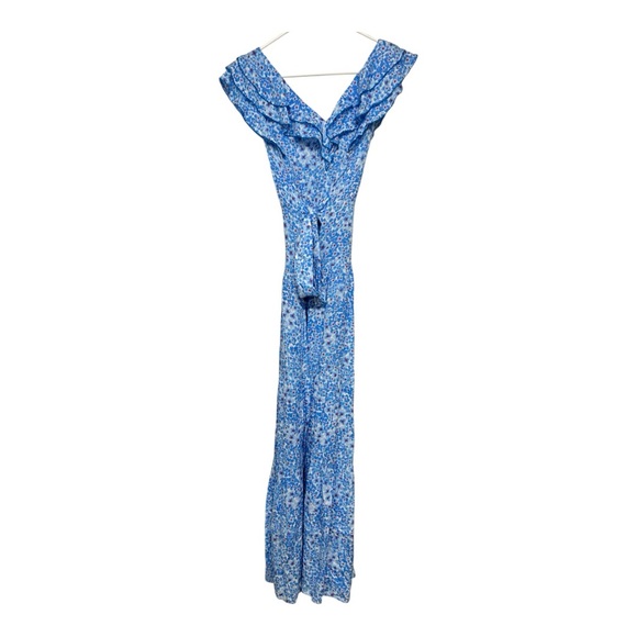 Poupette St Barth Della Midi Dress XS Viscose Revolve - Picture 3 of 6